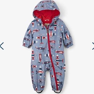 12-18M Hatley Airplane Waterproof Rain Suit Bundler
